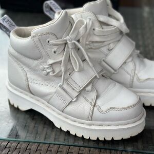 Dr. Martens White Chunky Sole Boots
